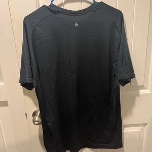 Blue lululemon gym shirt size L